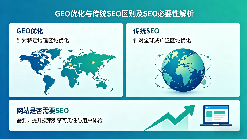 GEO优化和传统SEO有什么区别？网站还需要做SEO吗？