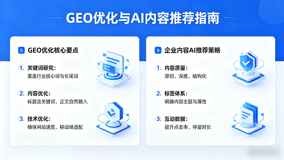 GEO优化该怎么做？企业内容如何被AI更容易推荐？