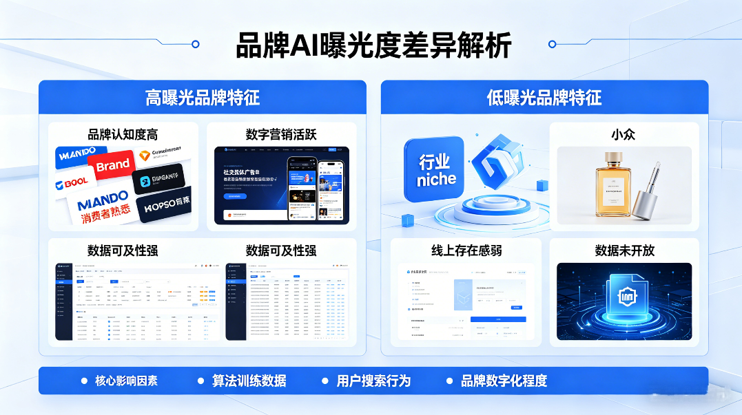 为什么有些品牌容易被AI提到，而有些品牌完全没曝光？